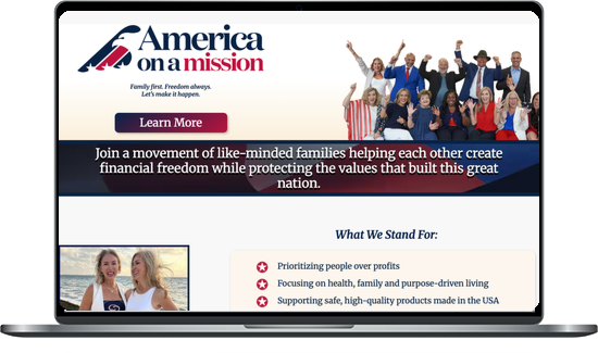 America on a Mission funnel